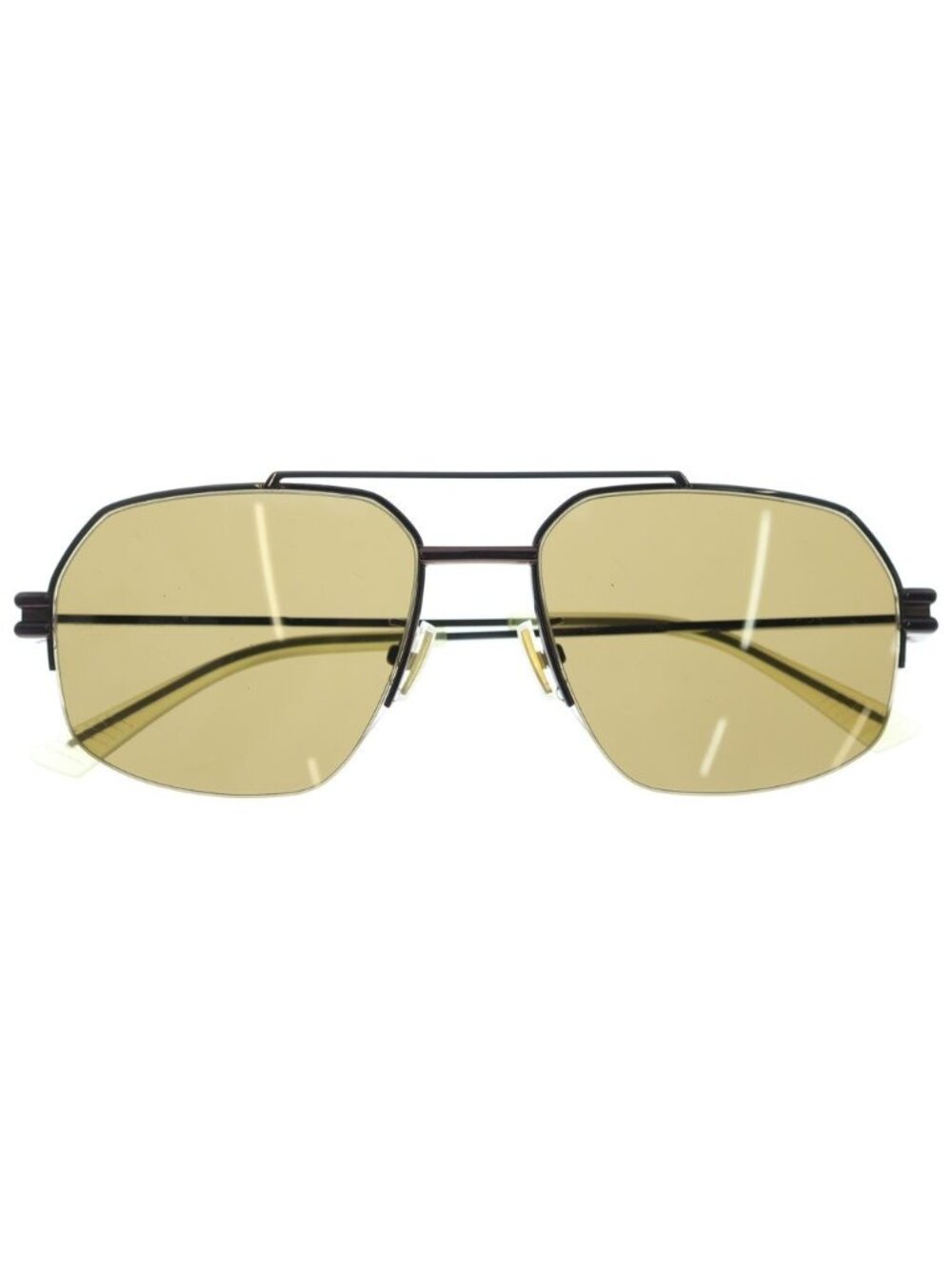 Bottega Veneta Sunglasses Dark Brown 57 Eyewear
